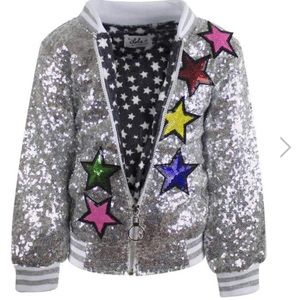 Lola and the boys sequin  jacket size 2t